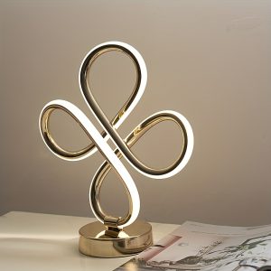 1pc Modern Bedside Table Light, USB Powered Desk Lamp For Living Room, Bedroom, Office, Nightstand, Bookshelf, Lighting & Home Décor