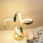 1pc Advanced And Simple Table Lamp, Modern Design Metal Table Lamp For Home Decoration, For Dining Room, Living Room, Bedroom Lighting & Home Décor