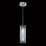 Chandelier Ceiling Light, LED Kitchen Lighting Crystal Chandelier for Kitchen Island, 1-Light Integrated Kitchen Pendant with Bubble Glass Modern Island Lamp