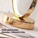 1pc Klein Universe Artistic Table Lamp - USB Powered, Three-Color Dimming, Perfect for Bedroom, Living Room, Study Desk, and Luxury Atmosphere Lighting.