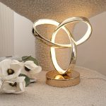 1pc Klein Universe Artistic Table Lamp - USB Powered, Three-Color Dimming, Perfect for Bedroom, Living Room, Study Desk, and Luxury Atmosphere Lighting.