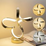 1pc Advanced And Simple Table Lamp, Modern Design Metal Table Lamp For Home Decoration, For Dining Room, Living Room, Bedroom Lighting & Home Décor